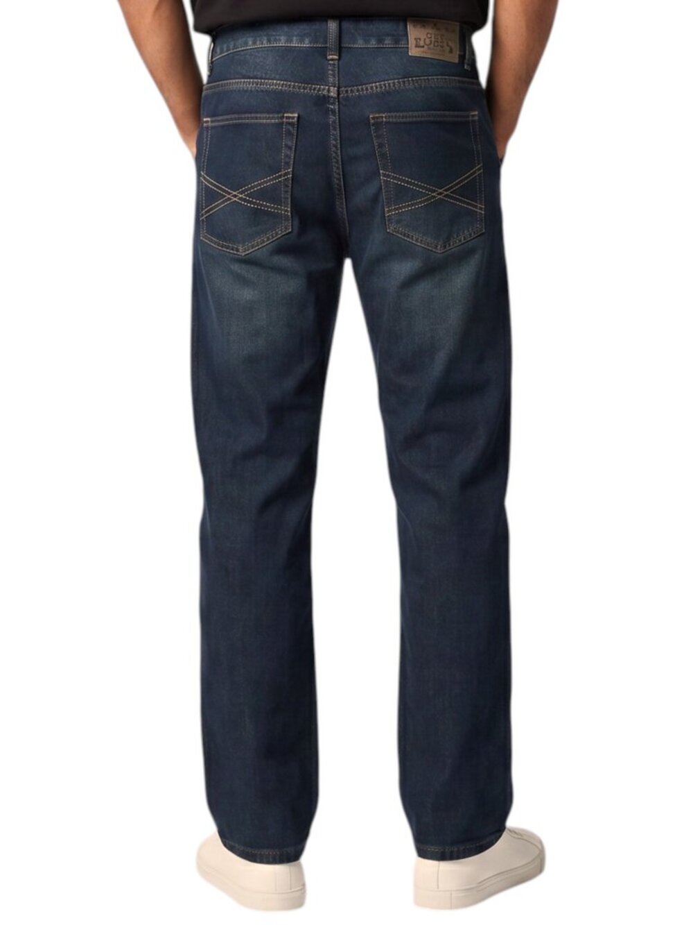 Get Lucky Men's Dark Wash Jeans Size 36x34 Straight Leg BKE NWT